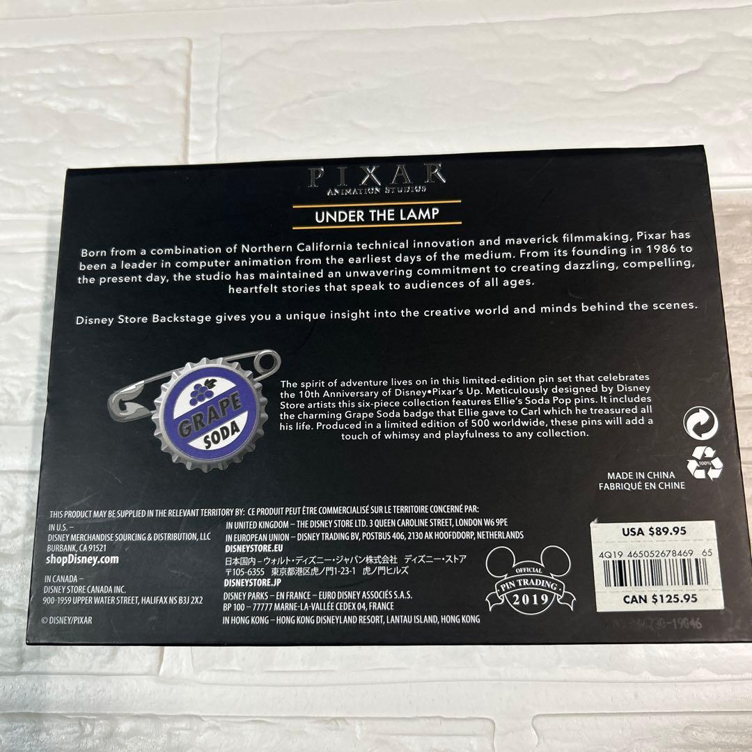 カールじいさんの空飛ぶ家 ピンバッチ アメリカ限定 ピクサー レア
