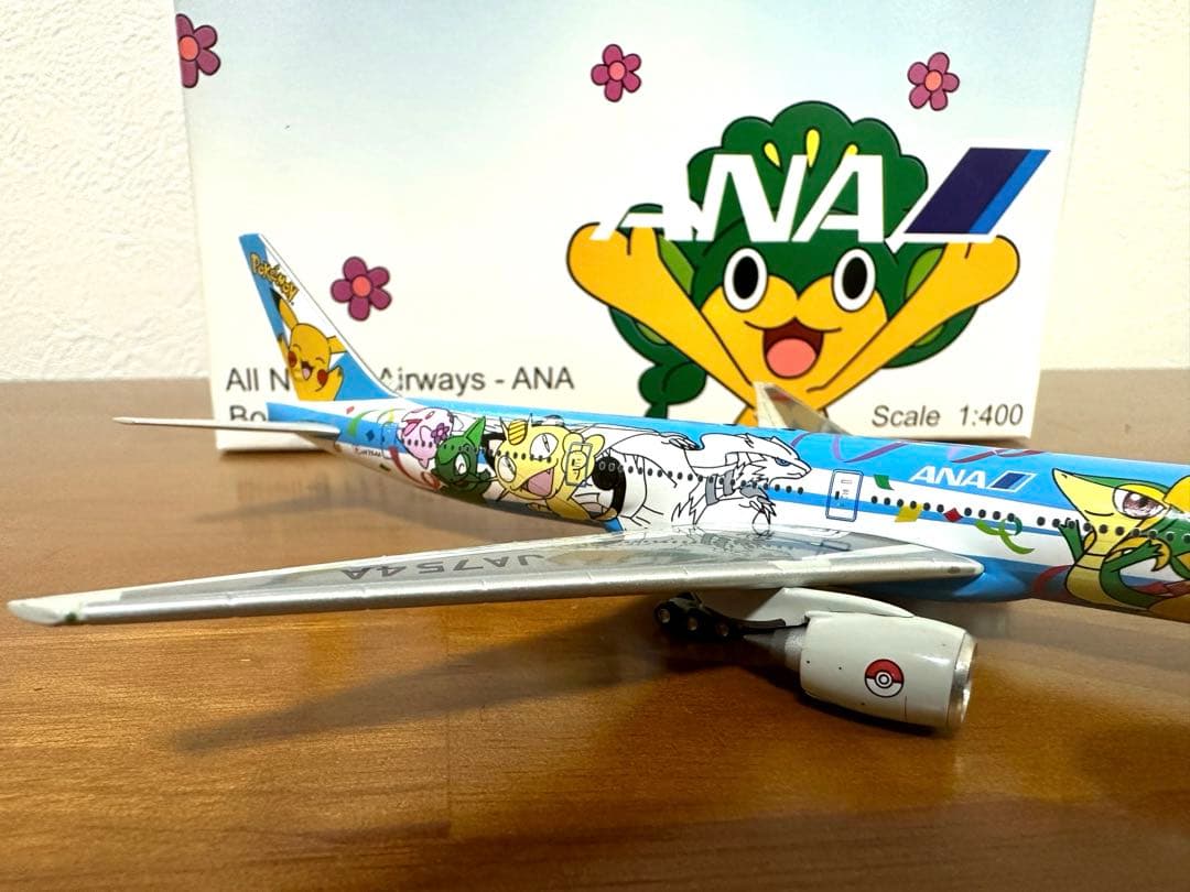 ポケモンジェット　PEACE JET ANA B777-300 1/1000模型 ポケモンジェット PEACE JET ANA B777-300 1/1000模型 - メルカリ