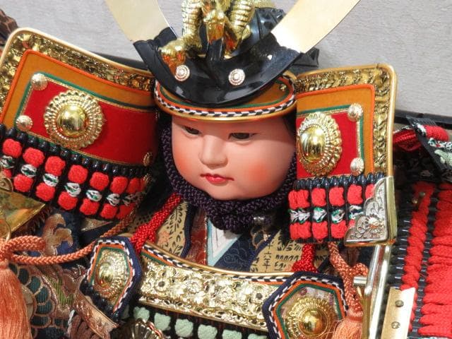 鳳玉　五月人形　若武者　大