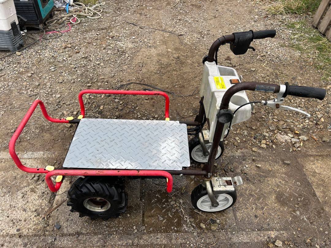 宮崎　電動運搬車 運搬車　エネトラ4ミニー　積載120Kg バッテリー 動画有