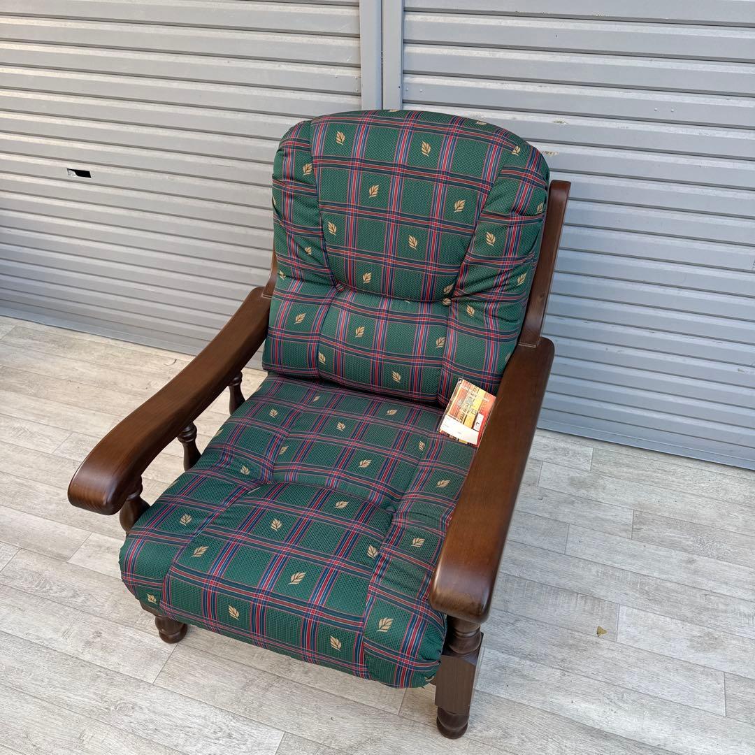 未使用品　スペイン DANVES シングルソファ　ソファ　1人掛け　カントリー