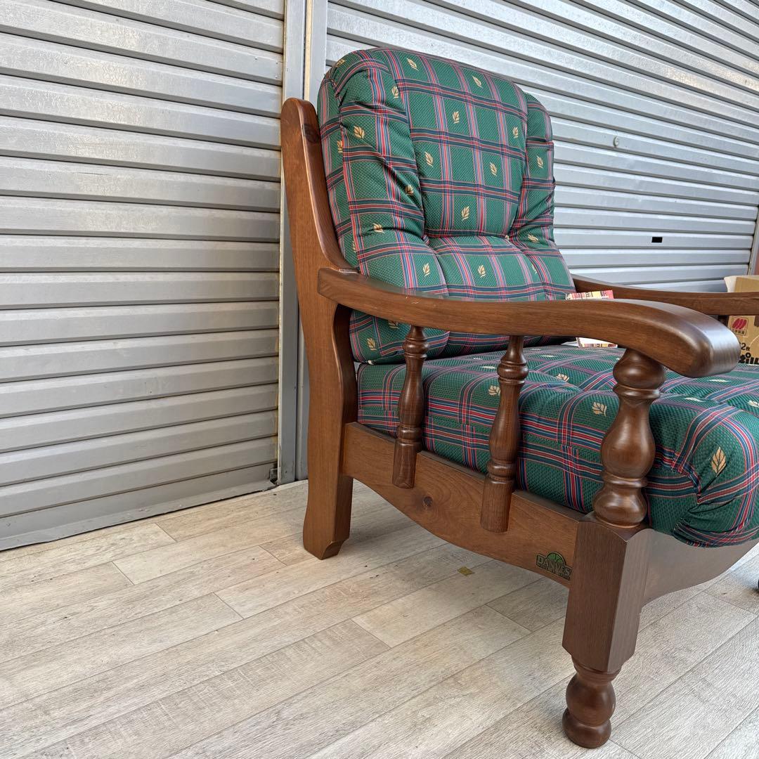 未使用品　スペイン DANVES シングルソファ　ソファ　1人掛け　カントリー