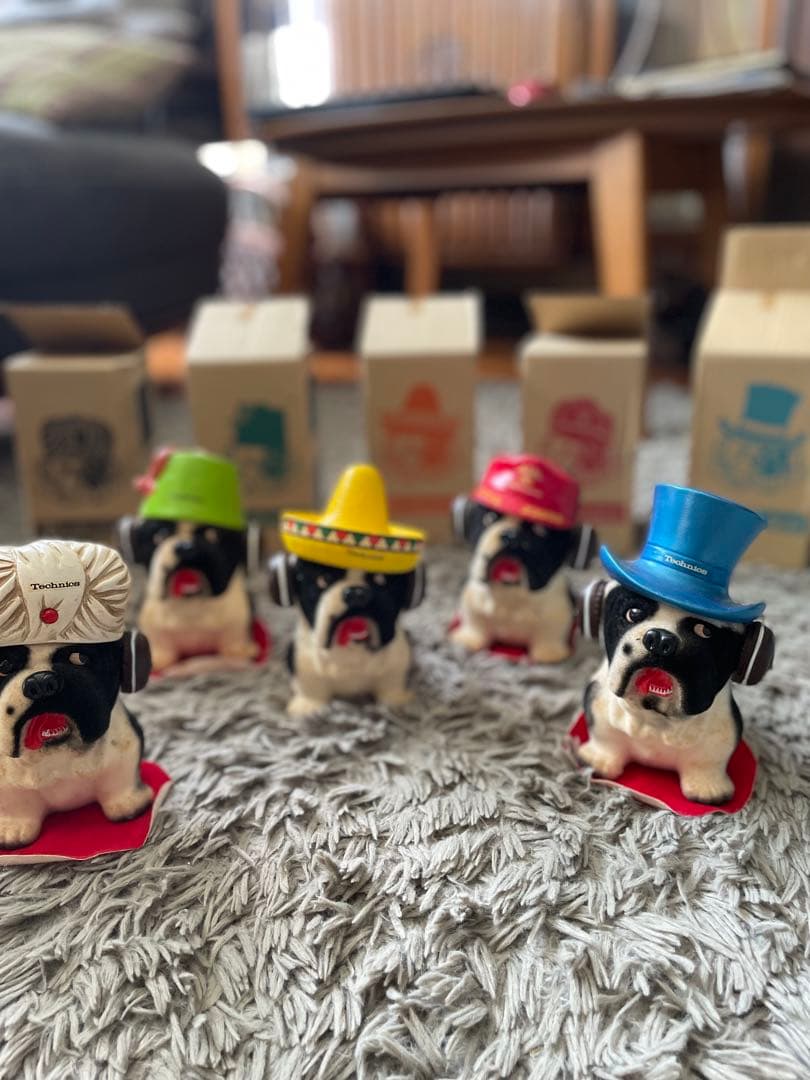 Technics☆テクニクスノベルティ　世界のブル5体フルセット(箱入り)