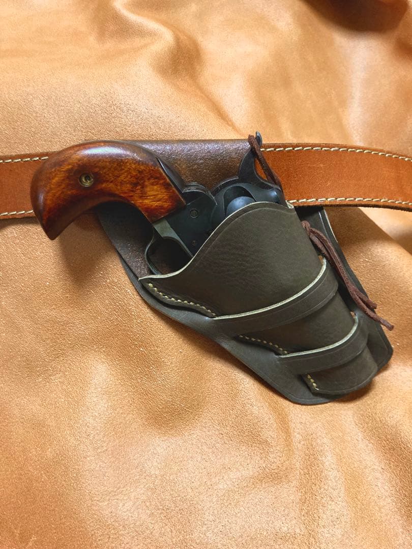 コルトSAAシェリフズ用右利きクロスドローホルスター No.810