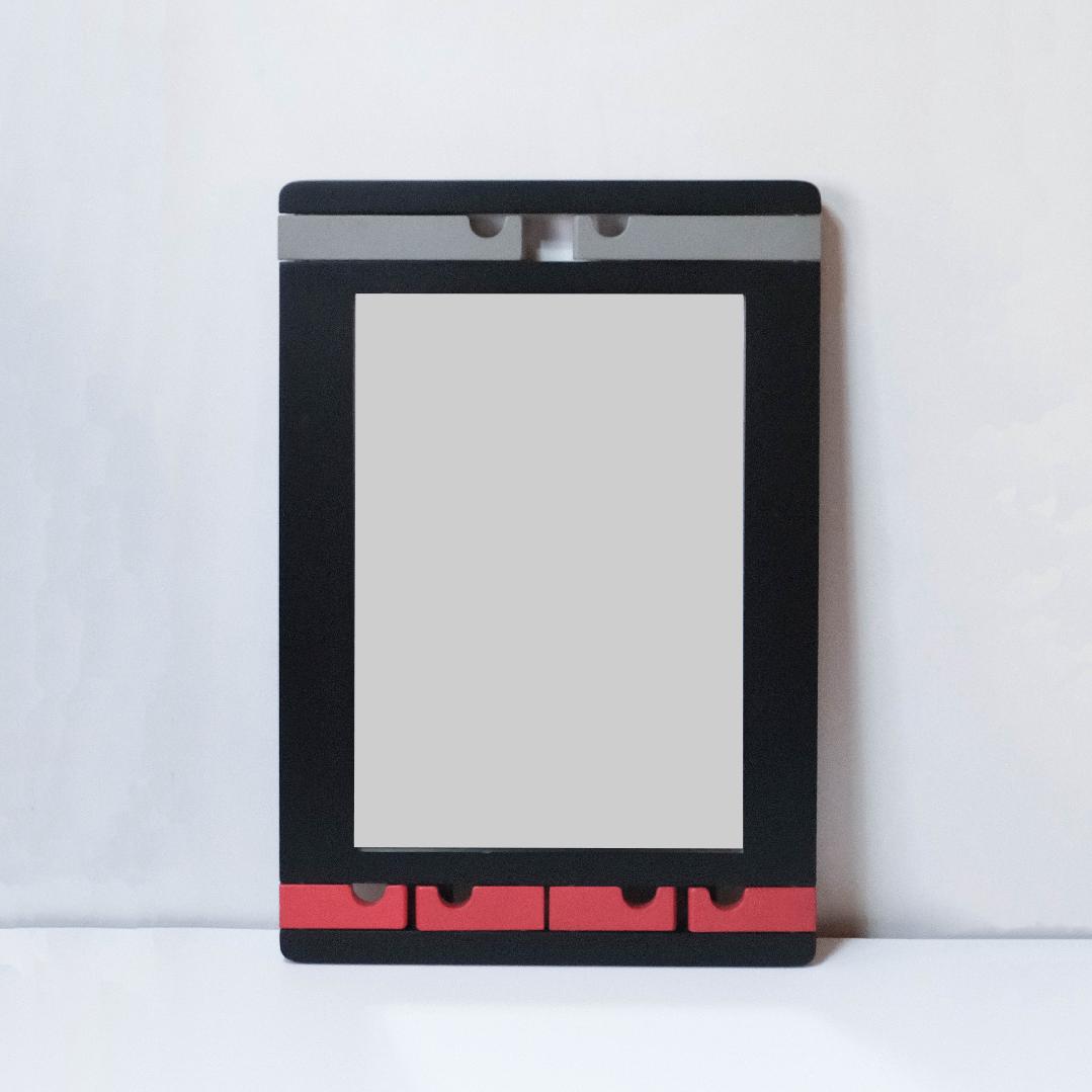 ウォールミラー　コートフック　ポストモダン　ミッドセンチュリー　ヴィンテージ