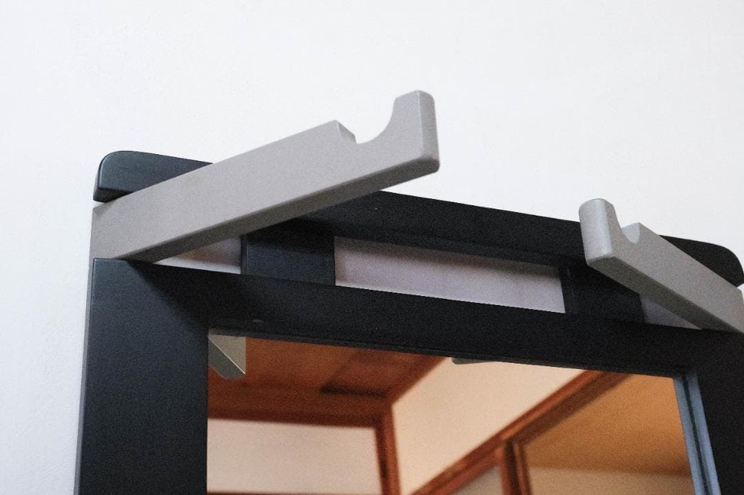 ウォールミラー　コートフック　ポストモダン　ミッドセンチュリー　ヴィンテージ