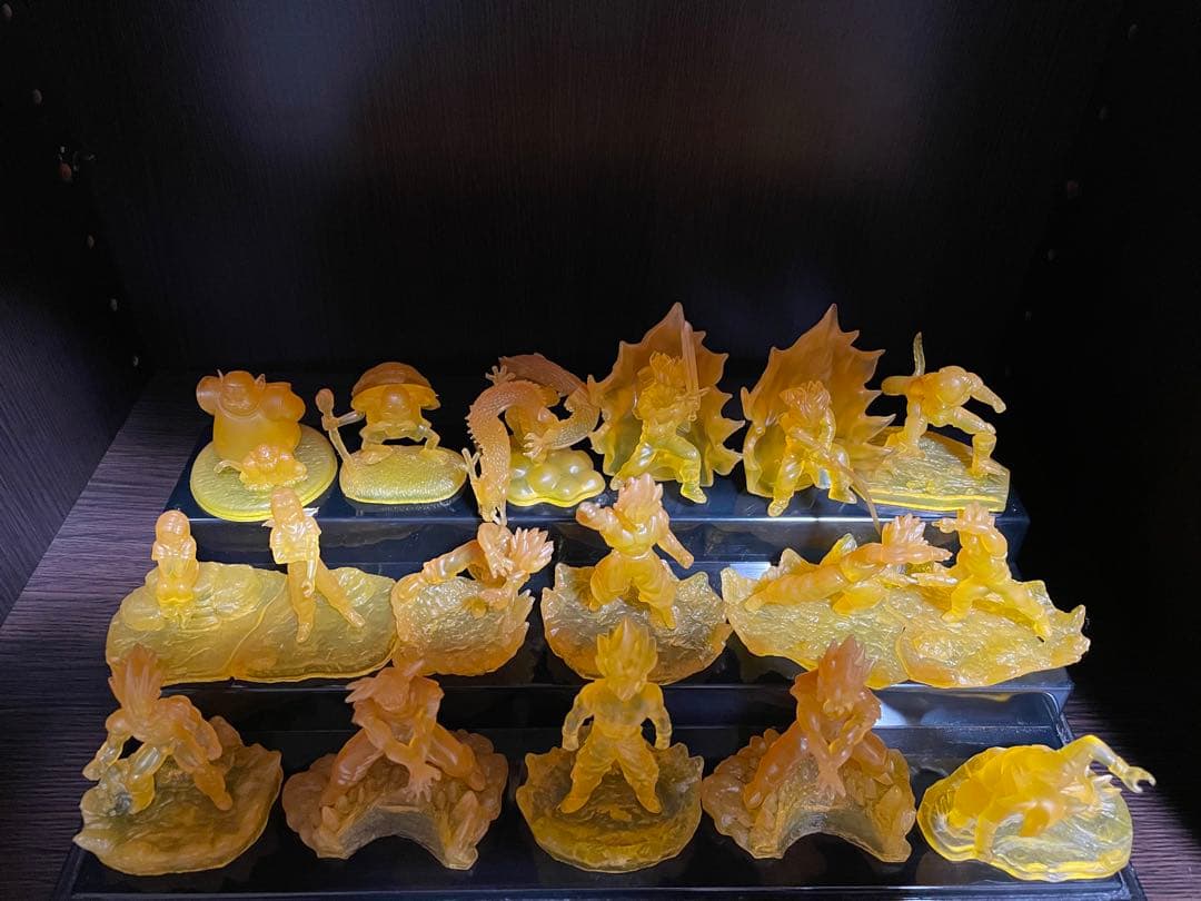 ドラゴンボールコレクション非売品イエロークリアフィギュアセット