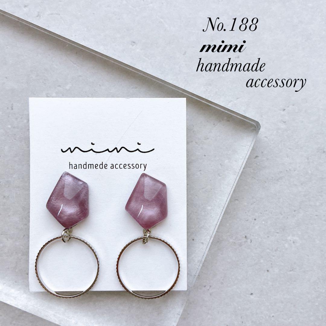 ハンドメイド ピアス イヤリング No.188 シルバー - メルカリ