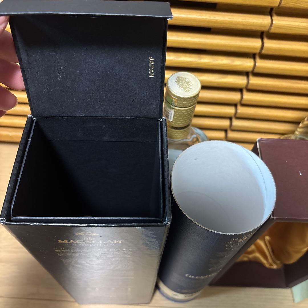 マッカラン18年 2022 、グレンドロナック18年、竹鶴17年空瓶、空箱セット