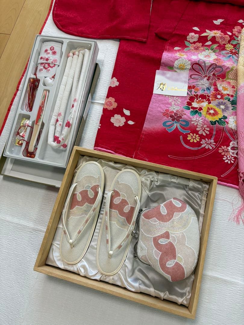 七五三 帯 はこせこ 草履 バッグ セット