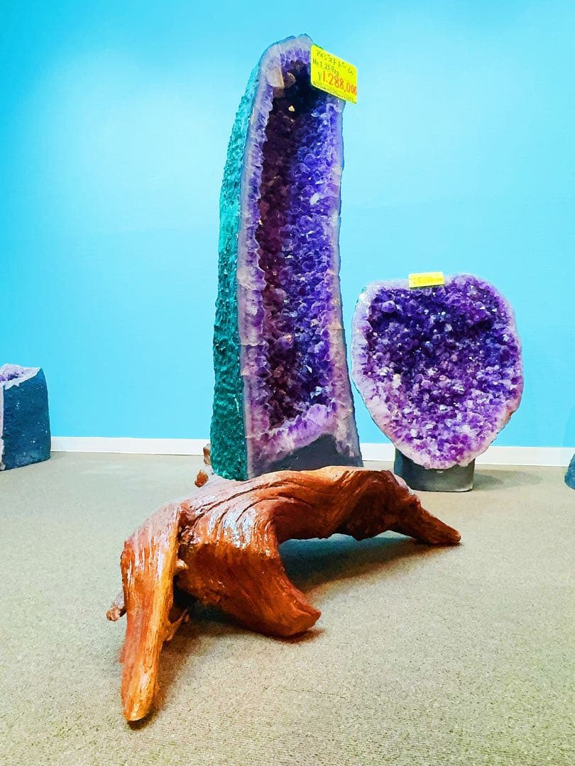 アメジストドーム　大型　超強パワー　浄化用　専用台座あり！