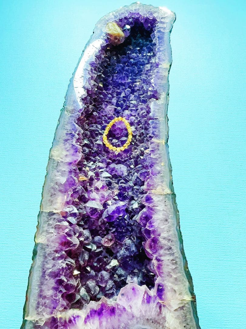 アメジストドーム　大型　超強パワー　浄化用　専用台座あり！