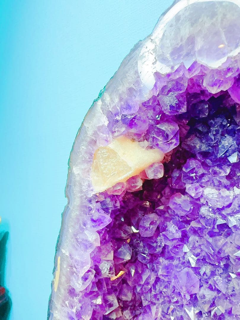 アメジストドーム　大型　超強パワー　浄化用　専用台座あり！