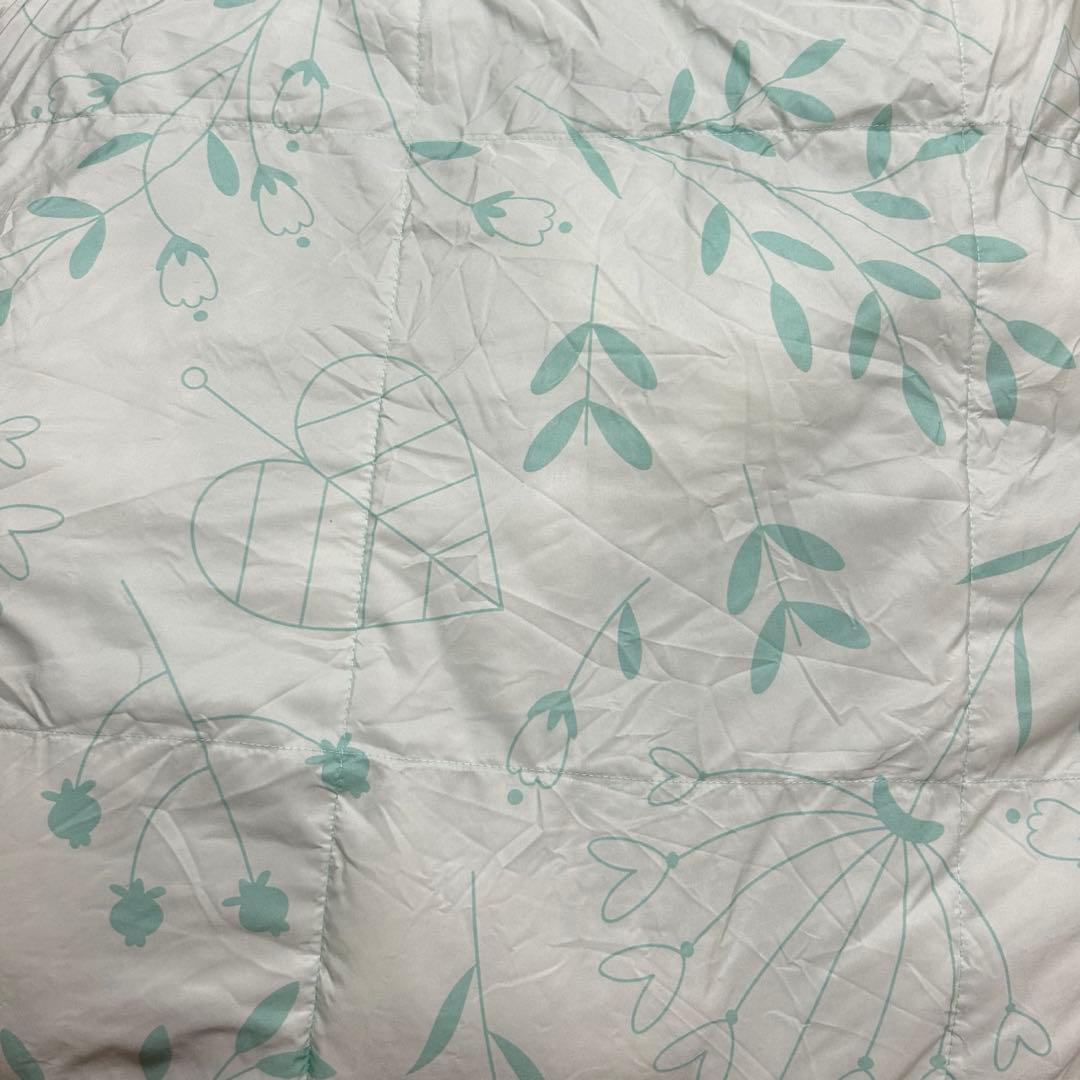 TEIJIN マイクロフラッフィー ダブル 掛け布団 グリーン 冬布団