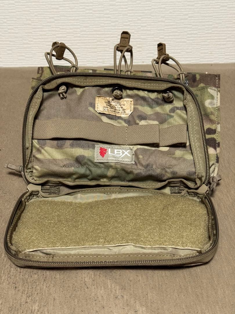 【実物】LBX4020U マガジンポーチ、ユーティリティポーチ　マルチカム