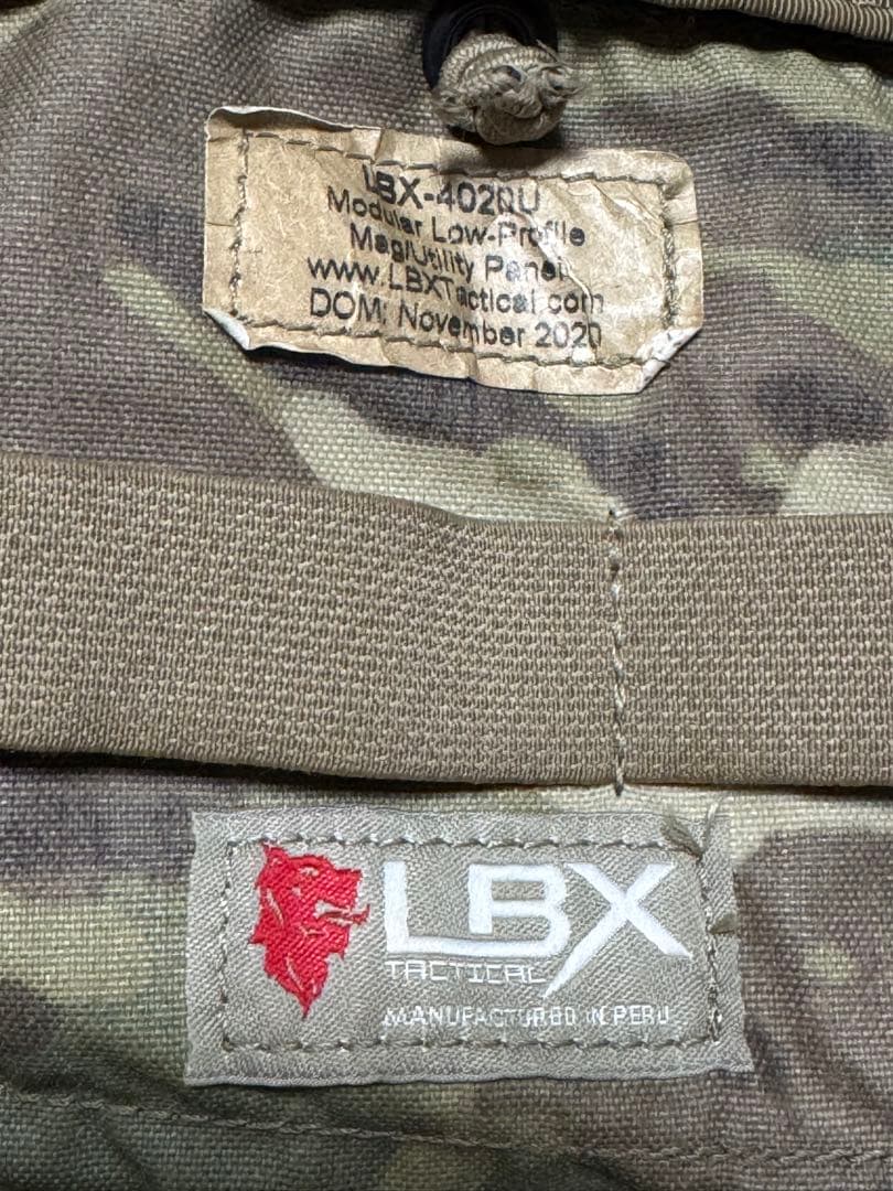 【実物】LBX4020U マガジンポーチ、ユーティリティポーチ　マルチカム
