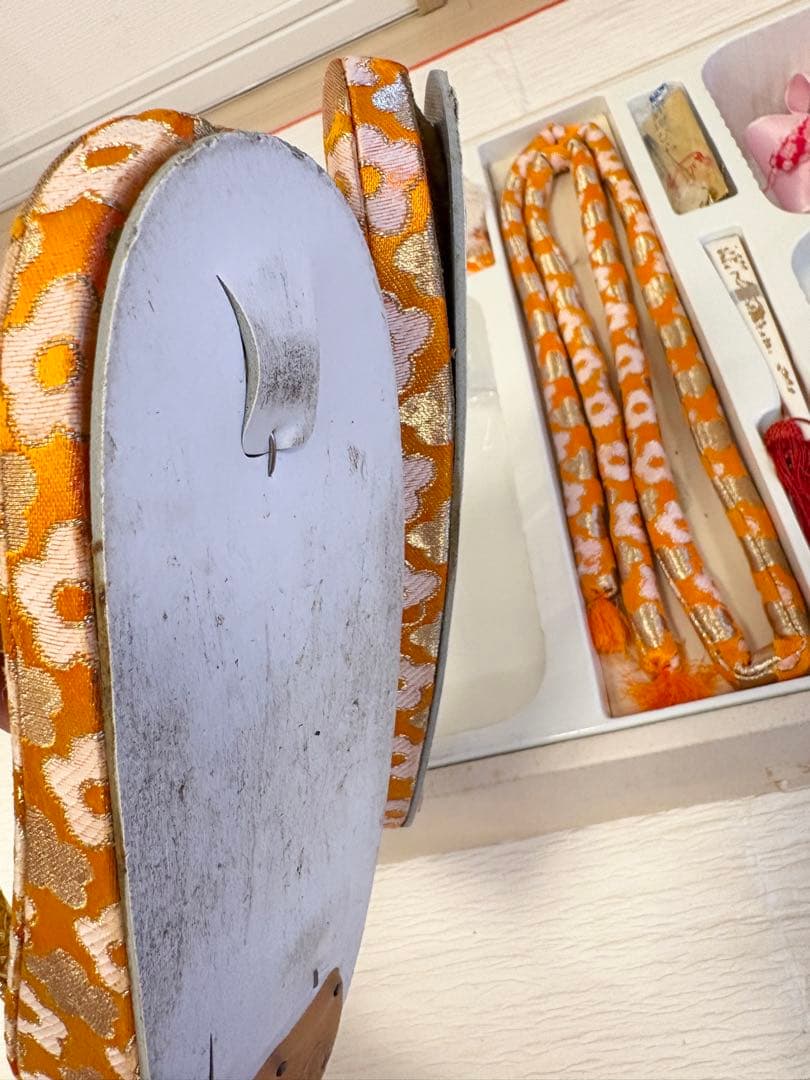 七五三 7歳 祝い着 臙脂 フルセット M2505052