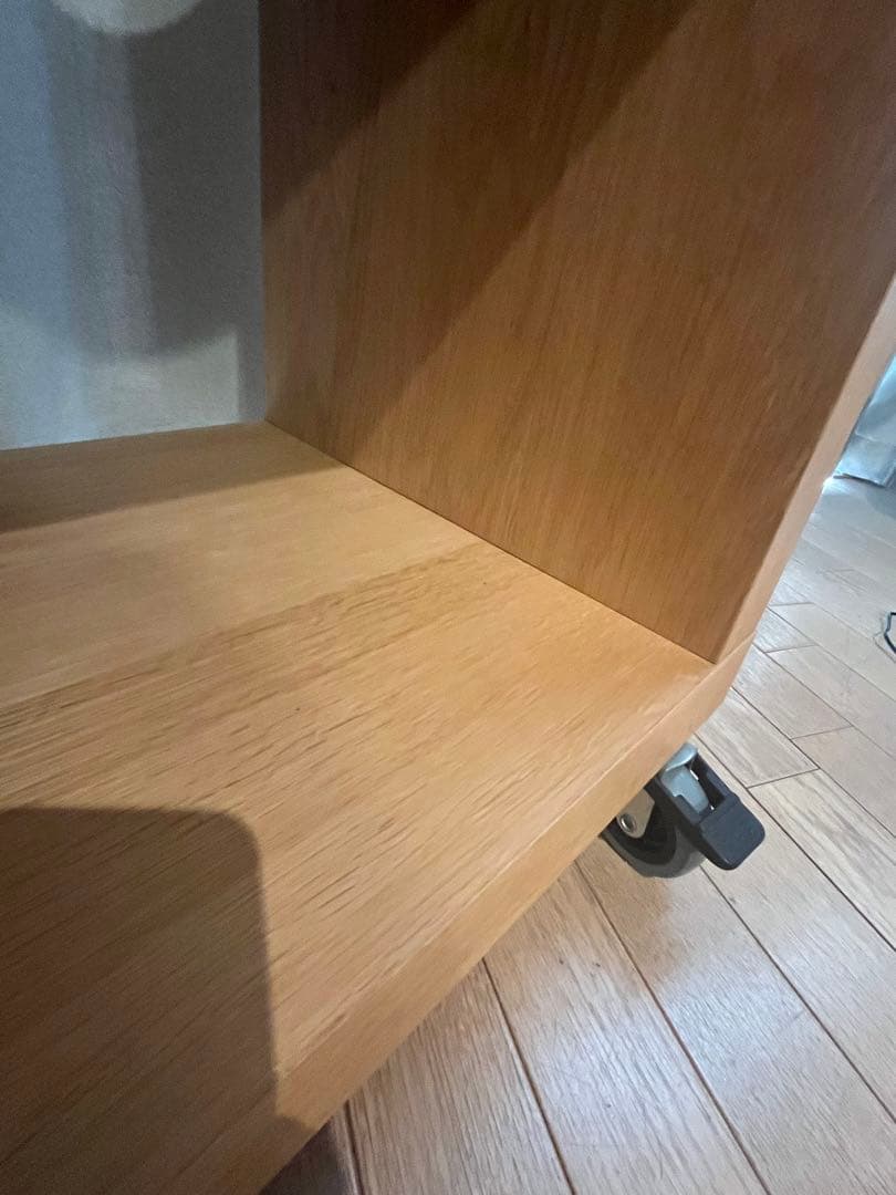 木製ラック 9マス キャスター付き