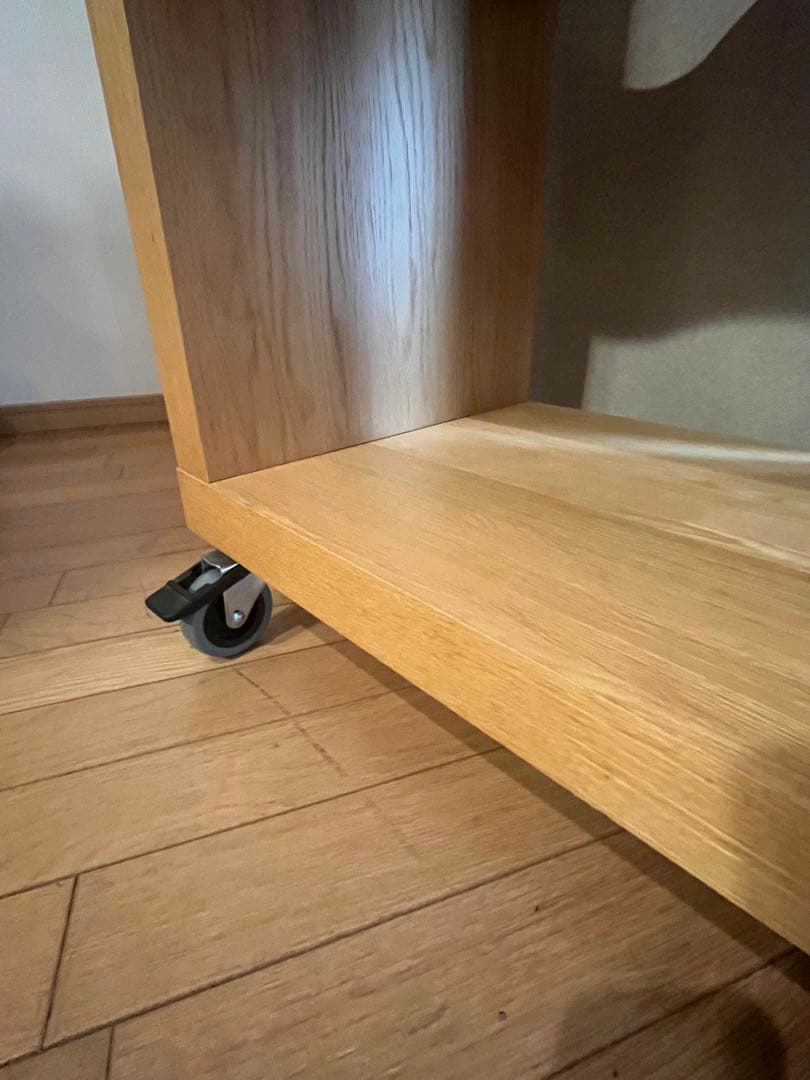 木製ラック 9マス キャスター付き