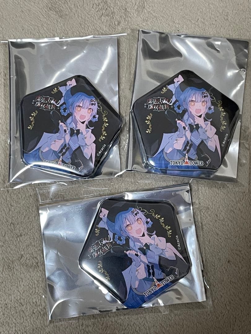 魔法少女ノ魔女裁判 東京タワーコラボ 橘シェリー 缶バッジ まのさば 3
