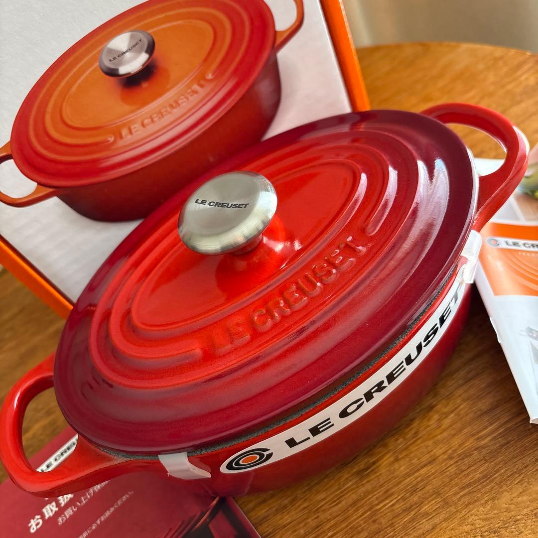 LE CREUSET シグニチャーココット17cm 0.9L チェリーレッド