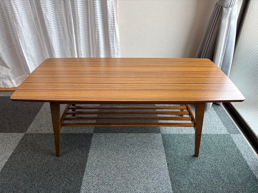 【T.S】　値下げ【美品】カリモク60　リビングテーブル　大