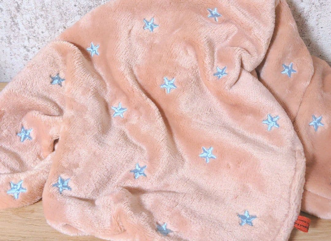 専用♥みかん❤暖かとろける❤Ｗボア⭐ちびブランケット❤ピンク星柄