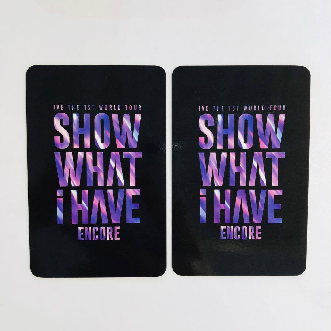 公式 ive show what i have encore ウォニョン トレカ - メルカリ