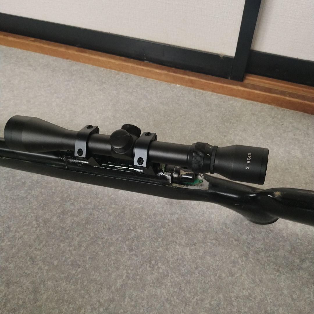 マルイ　スナイパーライフル ブラック 3-9x40スコープ付きASGK