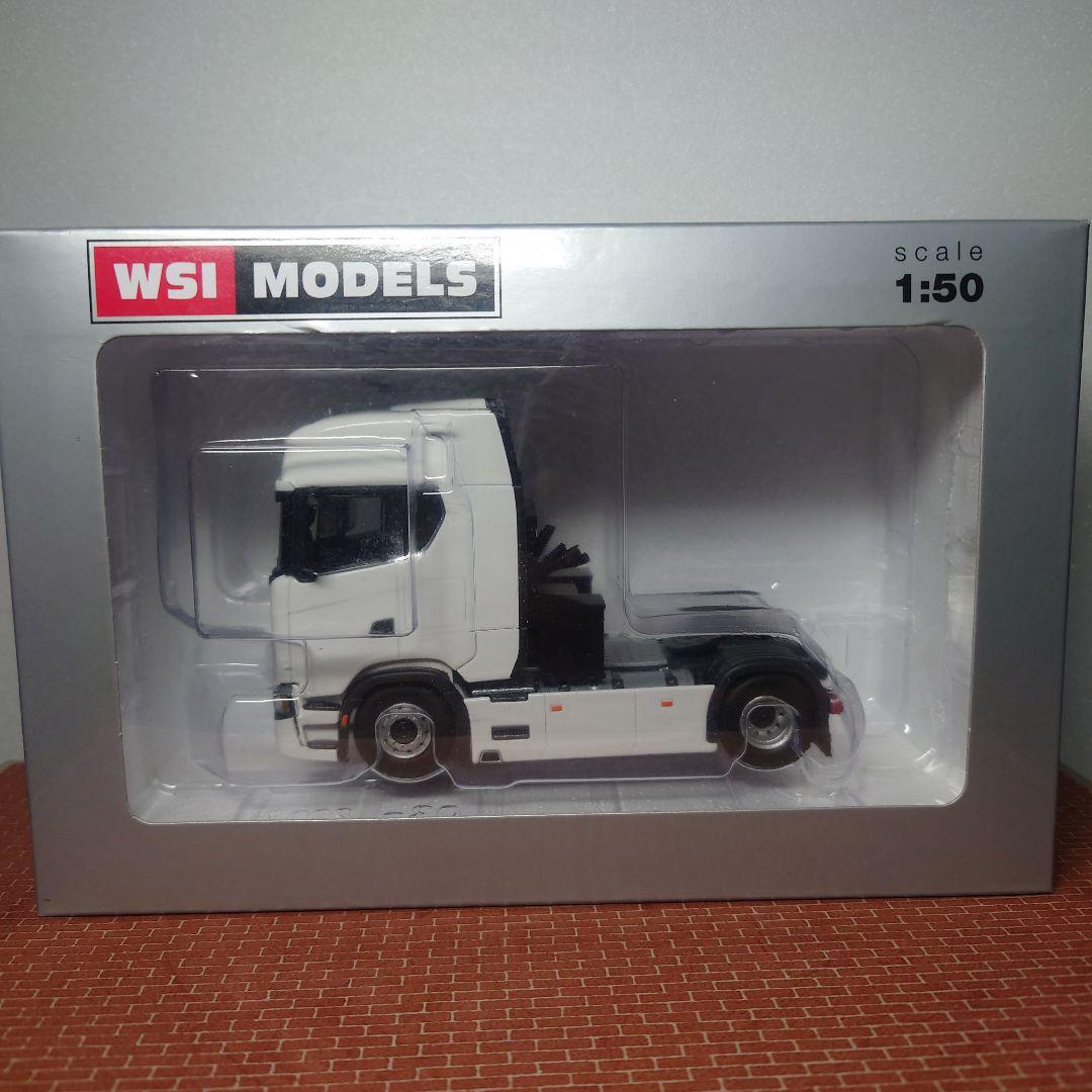 SCANIA 16輪トレーラー 自動あゆみ付(1/50) WSI トラック