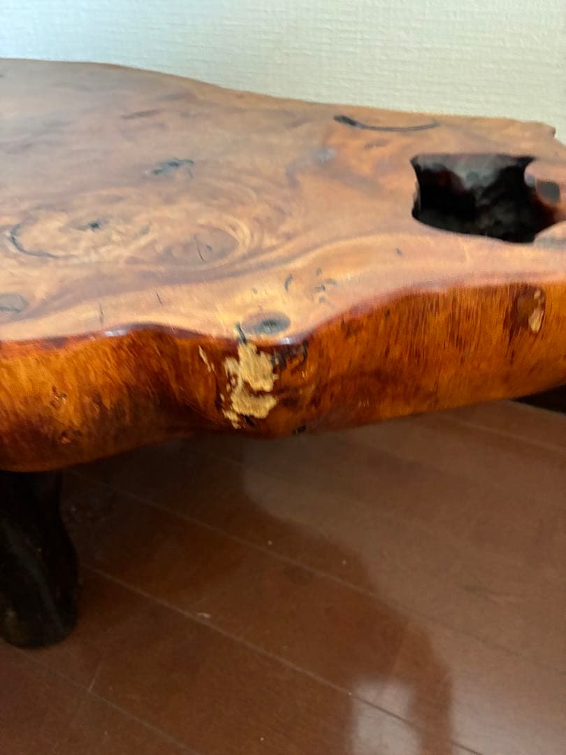 【希少】天然木 一枚板 座卓 ローテーブル