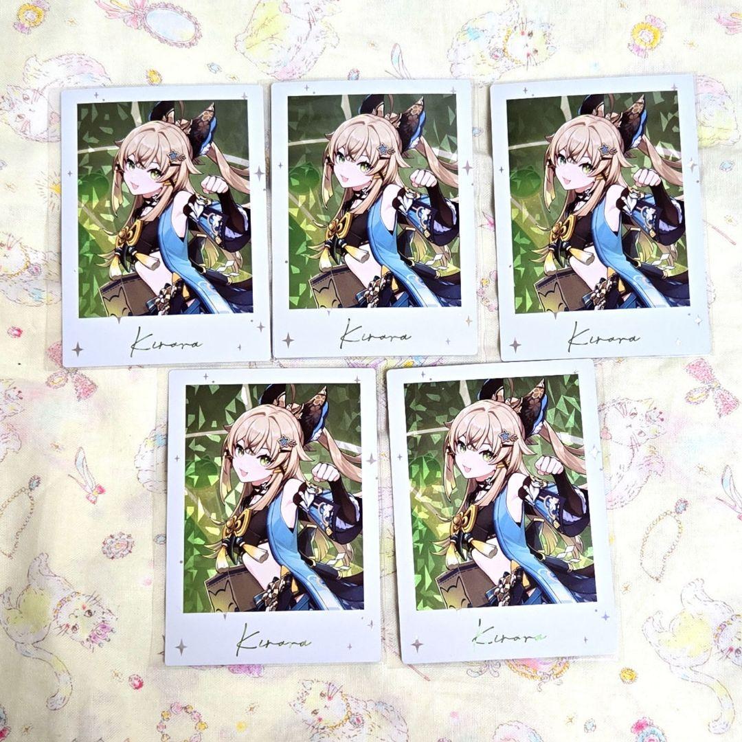 原神】原神fes チェキ ホログラムカード 綺良々 - メルカリ