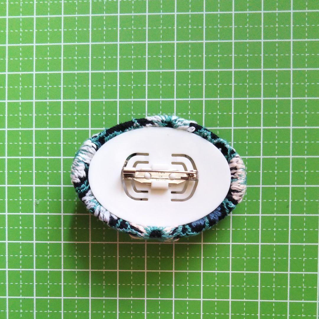 専用⑨19ミナペルホネン ハンドメイド ブローチアクセサリー