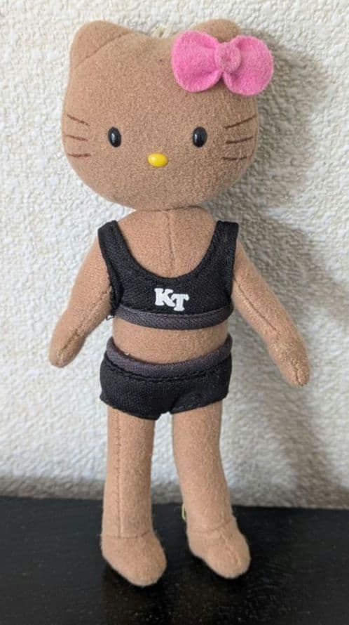 レトロ　ハローキティドレスアップコレクション日焼けガングロギャルとお着替えセット