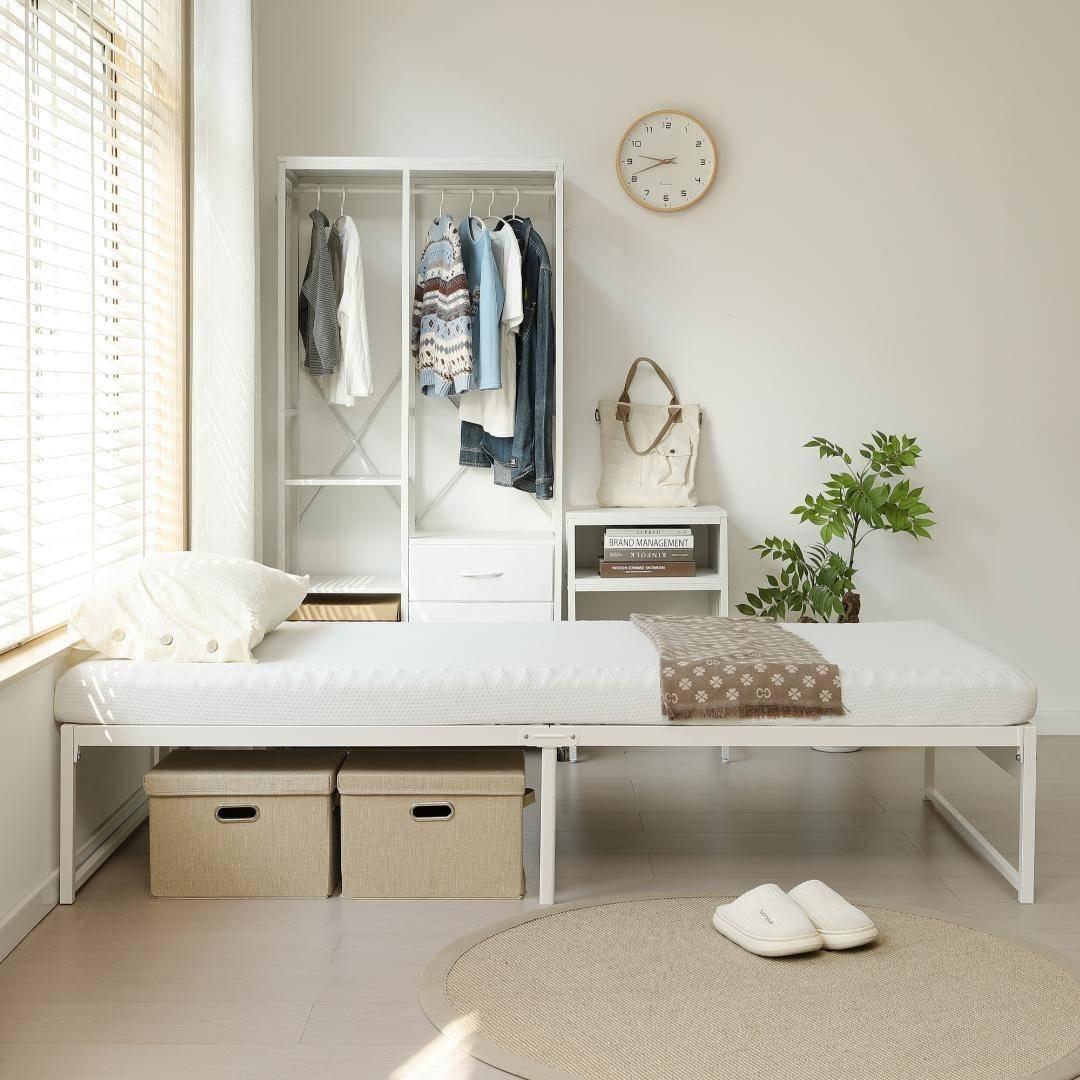 ベッド シングル ベッドフレーム パイプベッド 1人暮らし 単身赴任 子供部屋