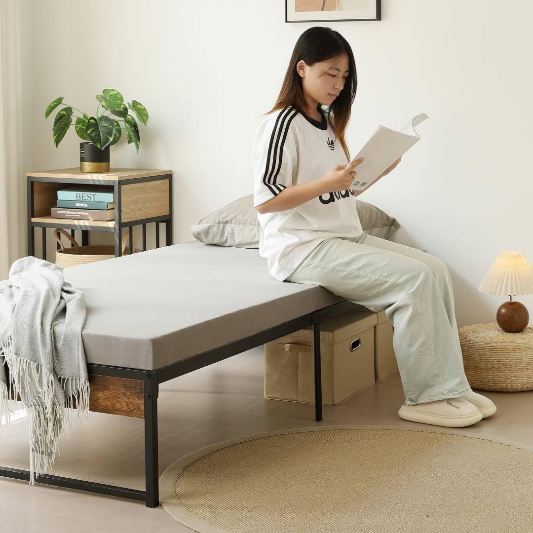 ベッド シングル ベッドフレーム パイプベッド 1人暮らし 単身赴任 子供部屋