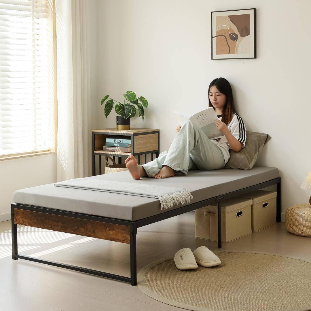 ベッド シングル ベッドフレーム パイプベッド 1人暮らし 単身赴任 子供部屋