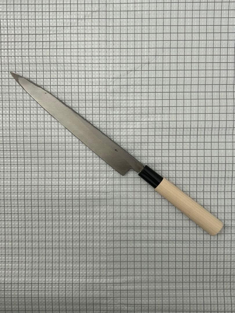 柳刃 包丁 柳刃包丁 刺身包丁215mm 安来鋼青紙２号 朴シノギ柄