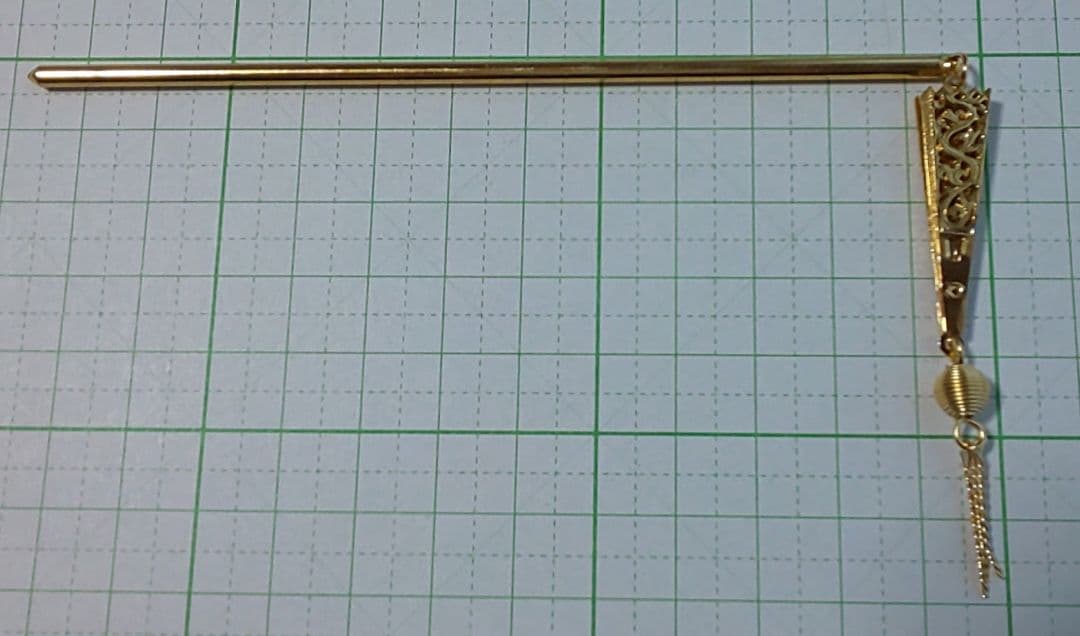 HM　簪　ゴールド　扇子　和小物