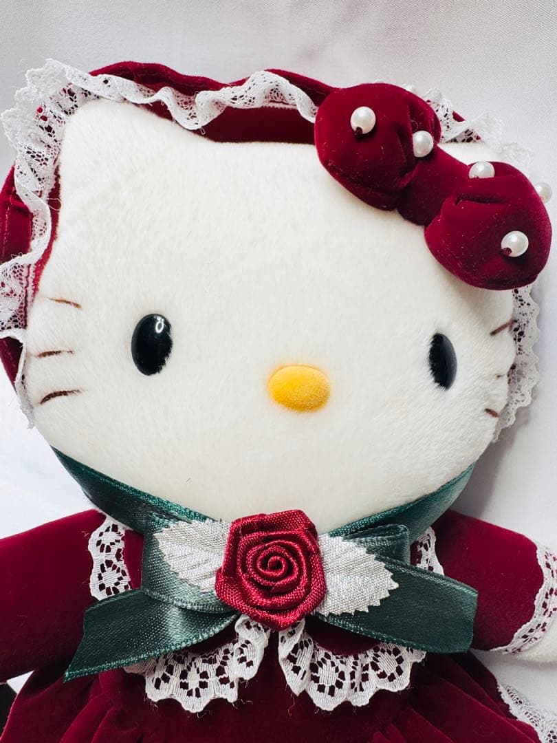 美品！ サンリオ ベルベット風ドレスドールハローキティ - メルカリ