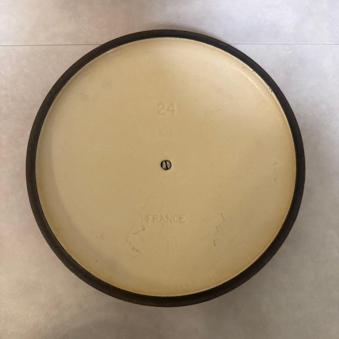 ビンテージLE CREUSET 両手鍋 希少色　キャラメルブラウン　24cm