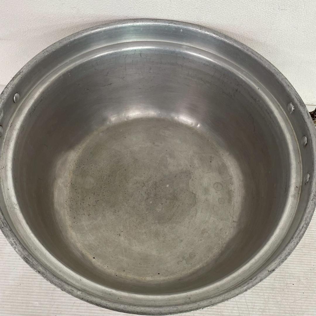 アルミ製 両手鍋 48cm 円付鍋 アルミ両手鍋 厨房 厨房機器 ④ A0160