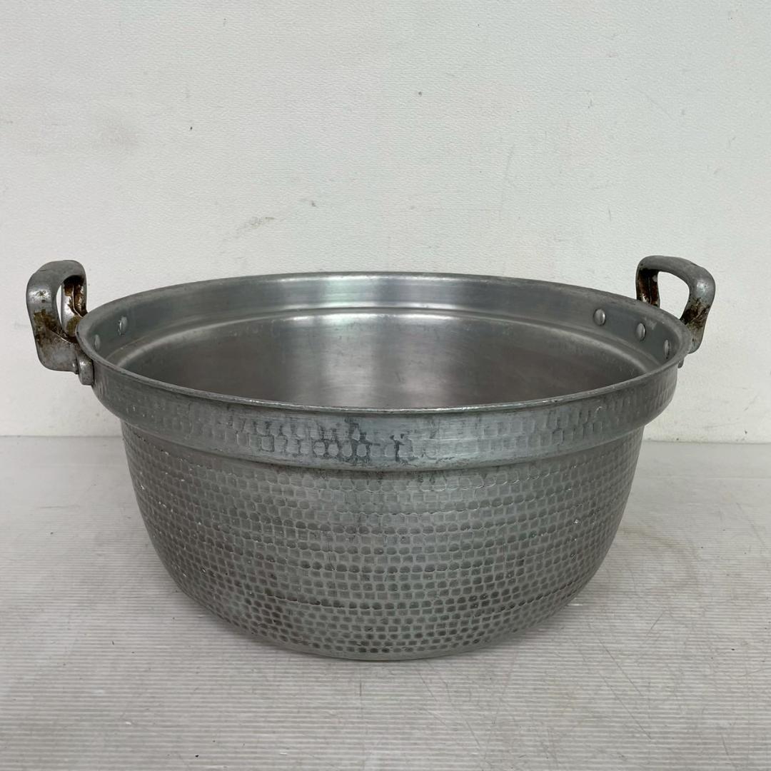 アルミ製 両手鍋 48cm 円付鍋 アルミ両手鍋 厨房 厨房機器 ④ A0160