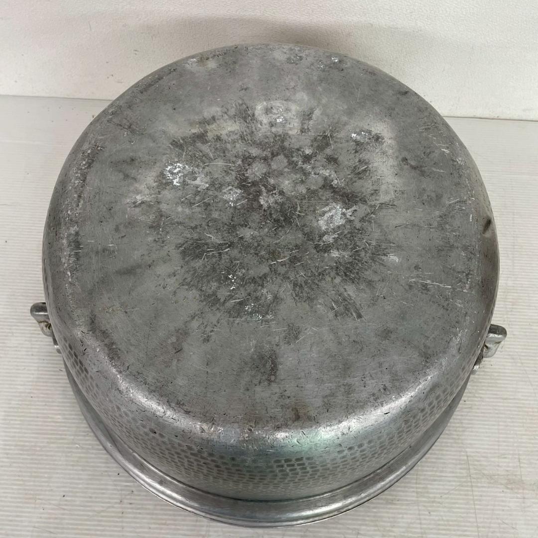 アルミ製 両手鍋 48cm 円付鍋 アルミ両手鍋 厨房 厨房機器 ④ A0160