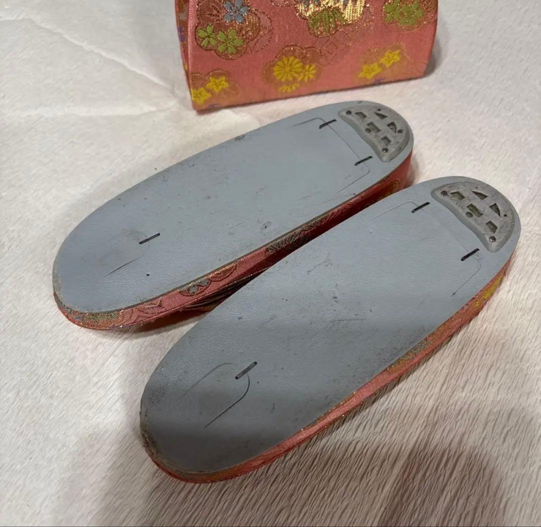 七五三　着物セット　7歳　ブランド花わらべ　水色　ピンク色　美品