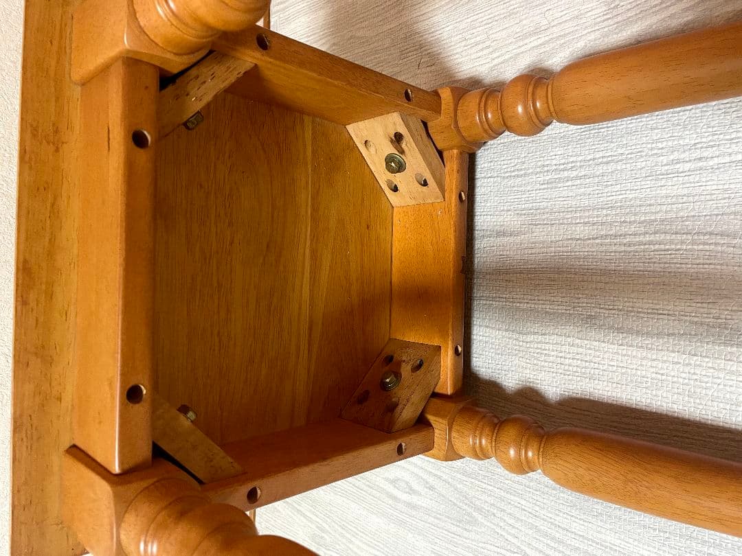 飛騨産業 キツツキ 木製 電話台 花台棚 台 シンプル ビンテージ