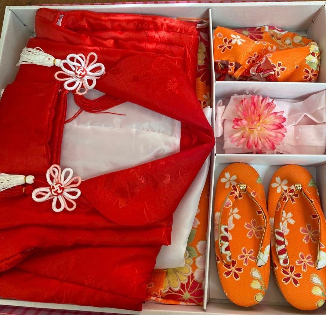 七五三 着物 3歳用 フルセット　着付け説明書付き