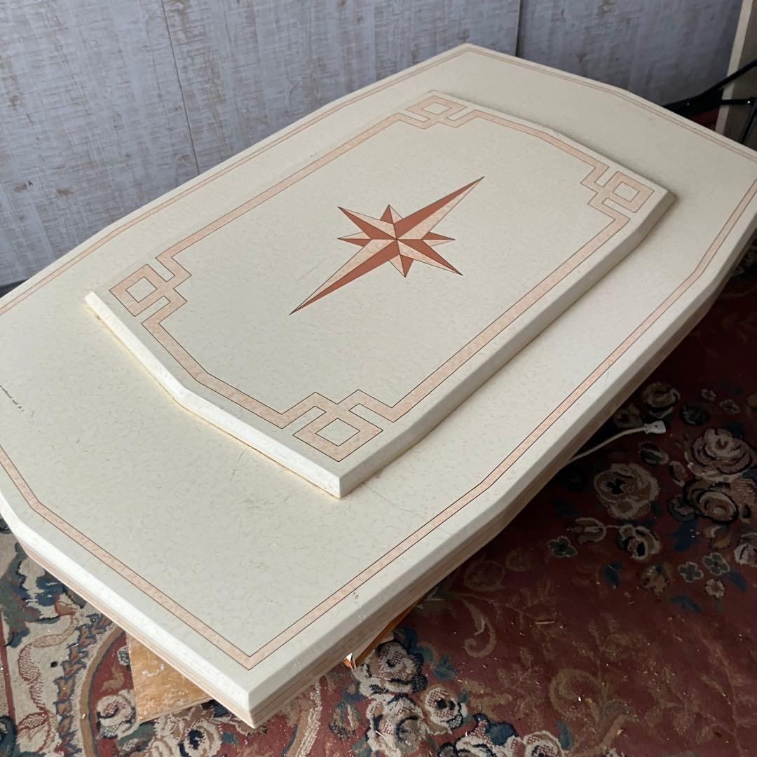 creations Curci Paris ロココ様式 昇降式センターテーブル