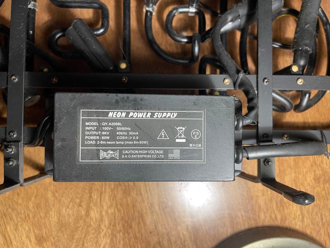 ジャンク品 ネオンサイン Come in We're OPEN アメリカン雑貨