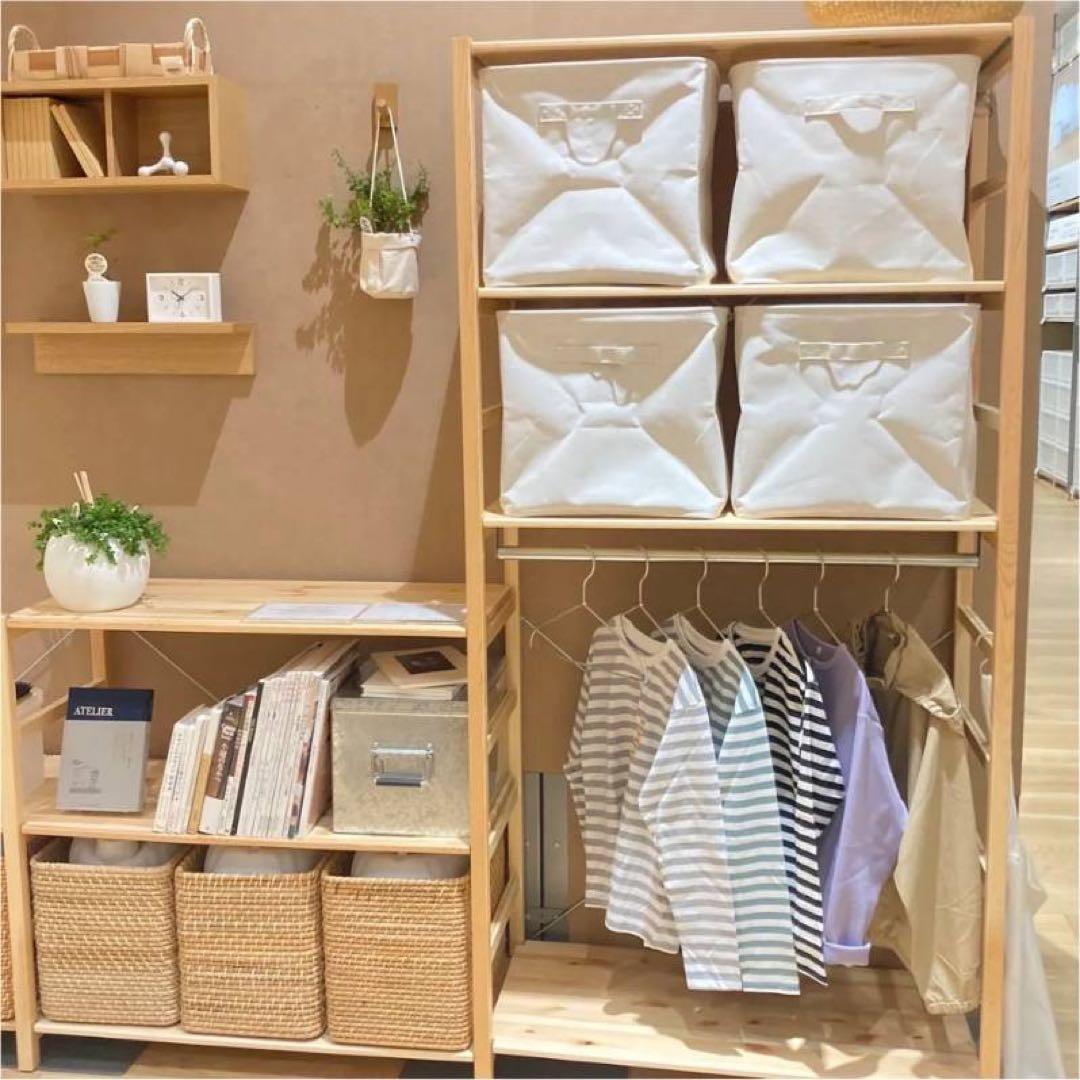 ■送料込■無印良品 MUJI ユニットシェルフ パイン材 棚収納 木製家具